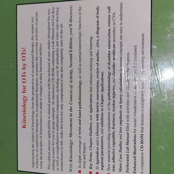 Kinesiology movement book - Picture 2 of 2